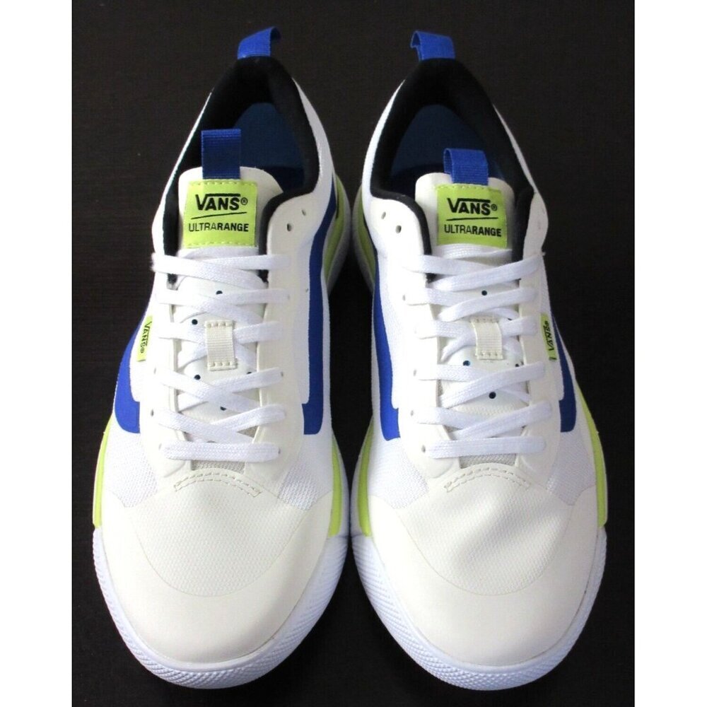 Vans Women's UltraRange Exo True White Multi Blue Green Striped Shoes Sizes NIB - Picture 3 of 5